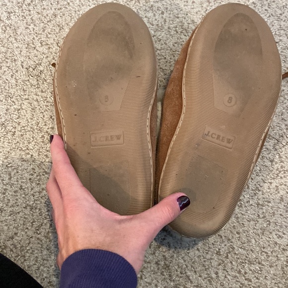 🌟J.Crew Lodge Moccasins in Dark Nutmeg, size 8🌟 - Picture 7 of 12